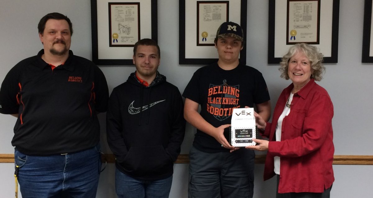 Belding Robotics Team Honors Robroy Enclosures Division Robroy Industries
